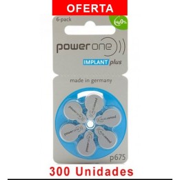 Pack ahorro Powerone P675 IMPLANT PLUS - Venta de pilas implante coclear