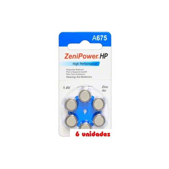 Powerone P675 IMPLANT PLUS - Venta de pilas implante coclear