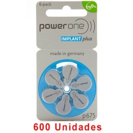 Powerone P675 IMPLANT PLUS - Venta de pilas implante coclear