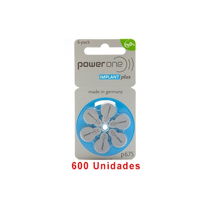 Powerone P675 IMPLANT PLUS - Venta de pilas implante coclear
