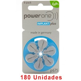 Pack ahorro Powerone P675 IMPLANT PLUS - Venta de pilas implante coclear